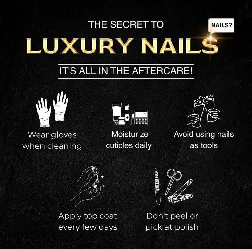 Unlocking the Secret to Luxury Nails Through Essential Aftercare