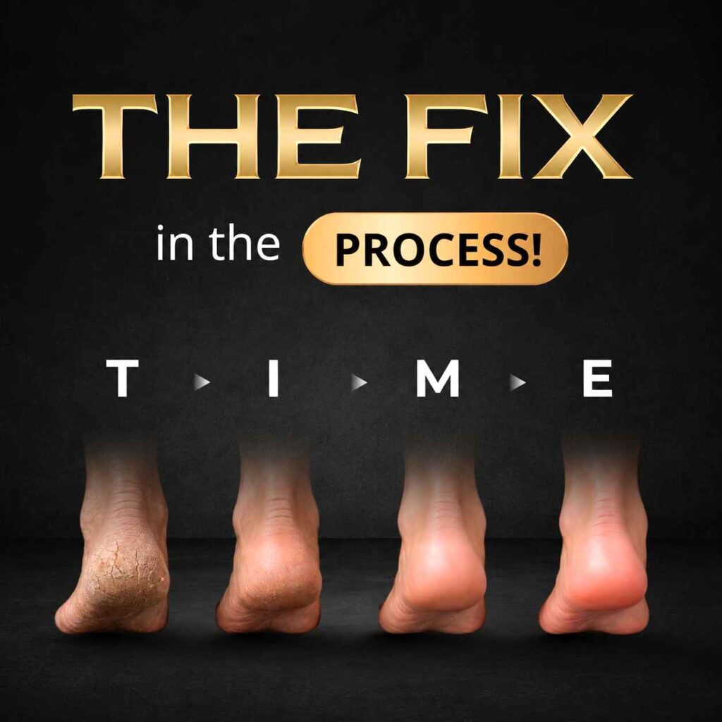 Smooth healthy heels after a professional pedicure treatment at Vidao Nails and Day Spa in Houston