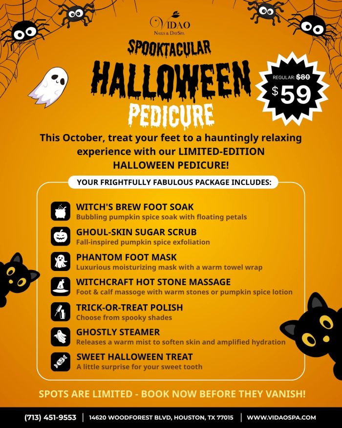 Poster SPOOKTACULAR HALLOWEEN PEDICURE (2) (1)
